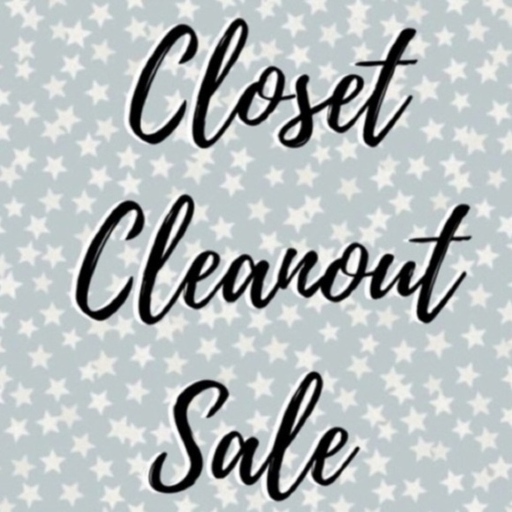 Closet Cleanout Sale! See something you like, make an offer!! Bundle to save!!